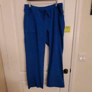 Cherokee Infinity royal  blue scrub pants 2XL